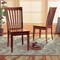 Baxton Studio Minette Modern and Contemporary Transitional Walnut Brown Finished Wood 2-Piece Dining Chair Set 180-11427-Zoro - alternate 5